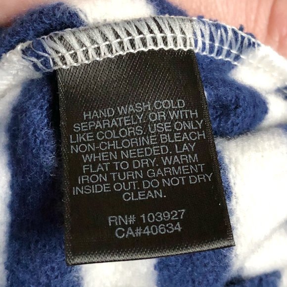 Large MARC BY MARC Blue/White Hoodie Sweatshirt - Picture 8 of 8